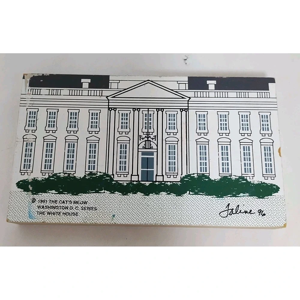2 The Cat's Meow Washington DC Series White House National Archives Village VTG